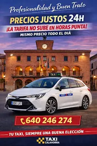 Taxis Alex Calahorra 24 Horas.