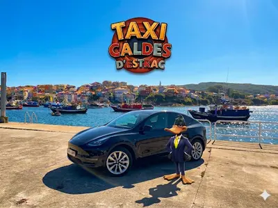Taxi Caldes d'Estrac. Vehículo eléctrico