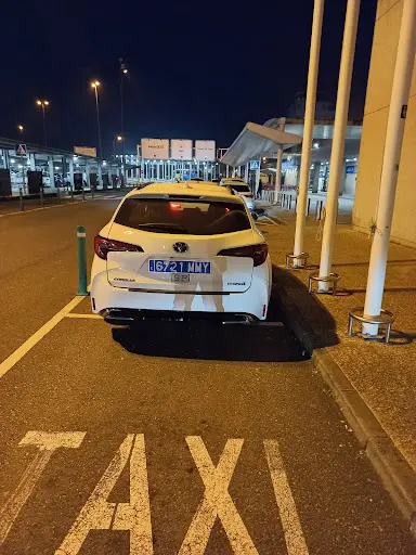 Taxi en el aeropuerto de Asturias