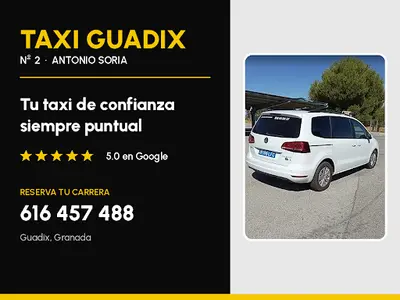 Taxi Express en Guadix | nº2 Antonio Soria
