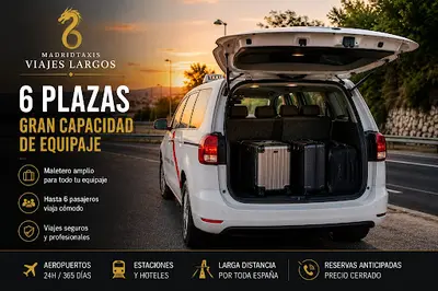 MadridTaxis - Viajes Largos 6 Plazas