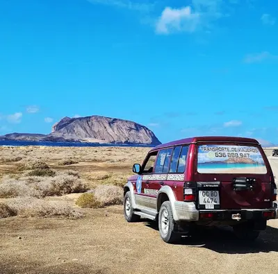 Taxi safari La Caletilla La Graciosa