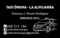 Taxi Órgiva - La Alpujarra Fran Alvarez