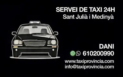 Taxi Sant Julià i Medinyà 24h