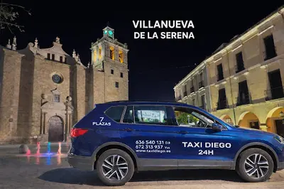 Taxi Diego 7 plazas Villanueva de La Serena